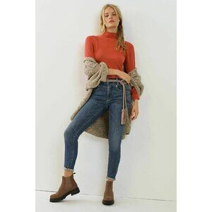 NWT Anthropologie Iris High-Rise Skinny Jeans 29 $128 Blue